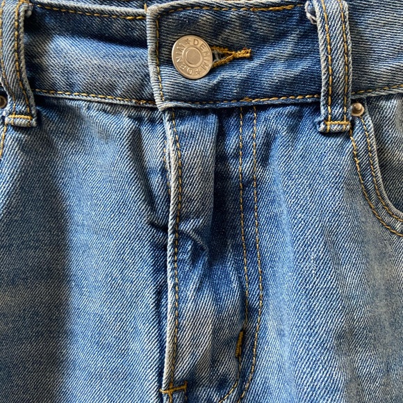 Dolls Kill brand - Distressed straight leg jeans - Picture 3 of 7